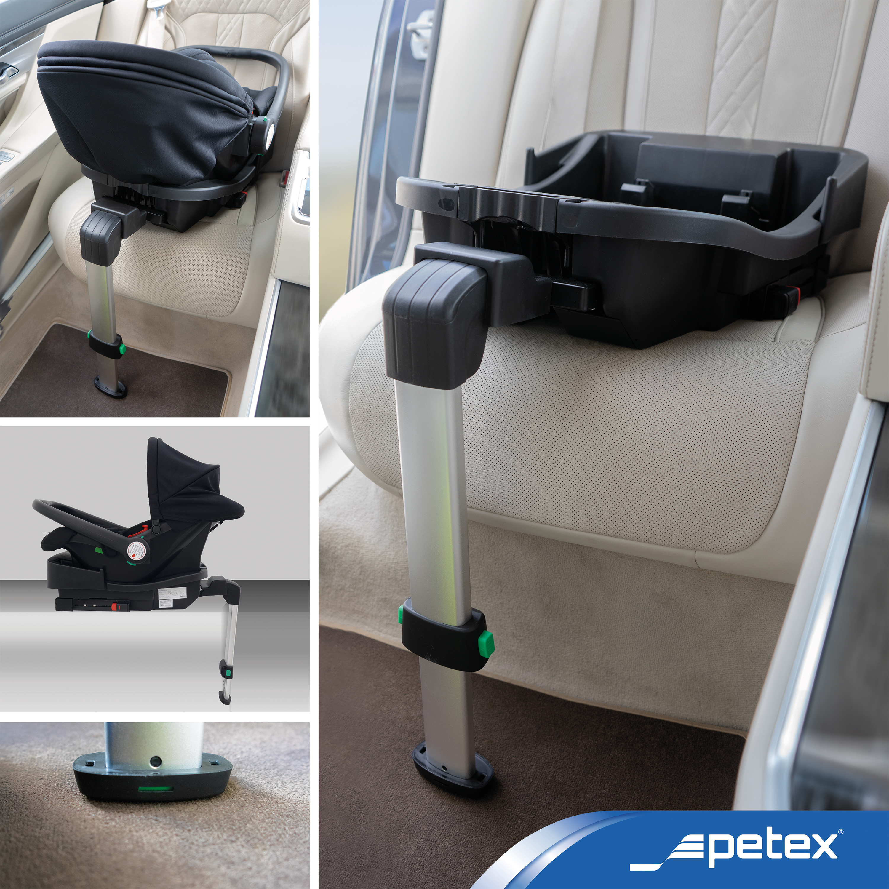 Auto-Babyschale Bambini Isofix Basis Reboarder, i-Size R 129, Autositz PETEX