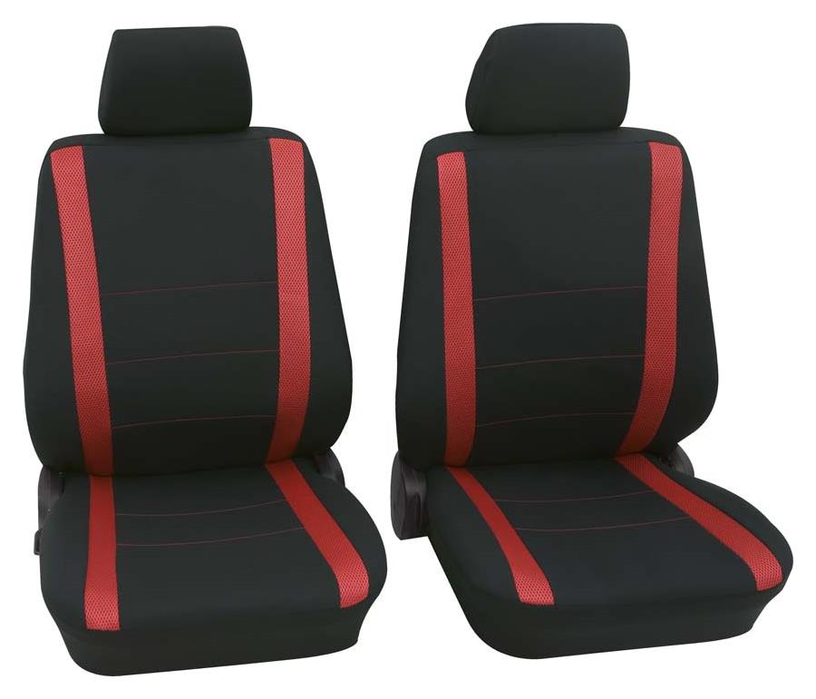 Samoa Vordersitzgarnitur rot passend für Fiat 500 ab 04/2013 bis jetzt, Eco Class, Sitzbezüge, PETEX Onlineshop