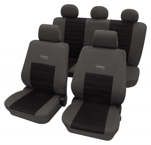 Active Sports Komplettset schwarz passend für Honda Civic 4-Türer ab 01/1997 bis 01/2004