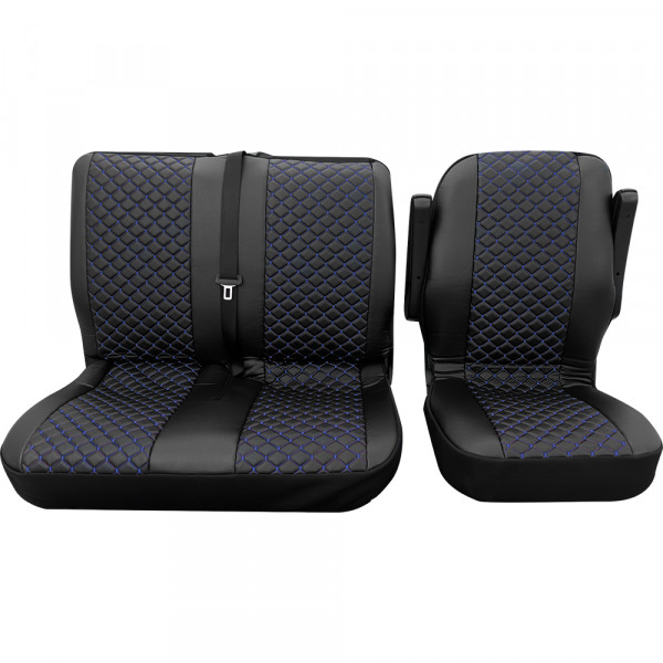 Colorado Einzelsitz/Doppelsitz vorne 3-tlg. blau passend für VW Crafter ab 03/2017 bis jetzt