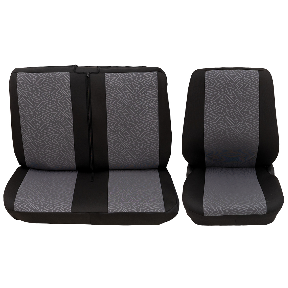 Profi 6 2x Einzelsitz vorne 2-tlg. grau passend für VW Caddy Life ab  01/2008 bis 05/2015, Transporter und Kombis, Sitzbezüge, PETEX  Onlineshop