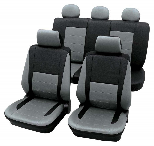 Elegance Komplettset grau passend für Peugeot 206 plus ab 04/2009 bis 12/2012