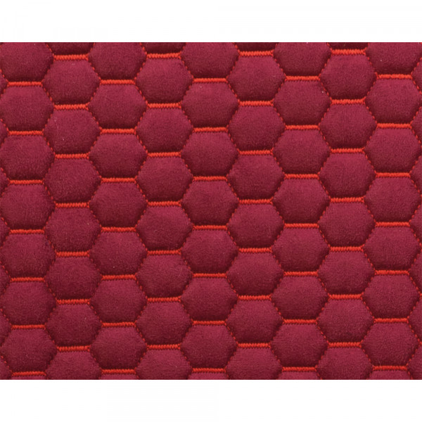Hexagon 3er Bank rot