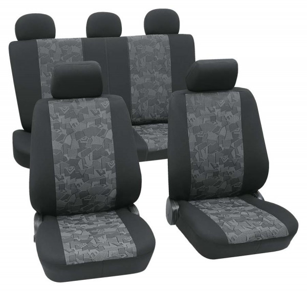 Mosel Komplettset grau passend für Nissan Patrol (Y61) kurzer Radstand ab 03/1998 bis 09/2009