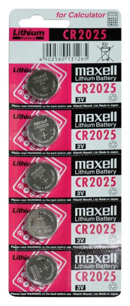 Maxell Lithium 2025 5er Blister