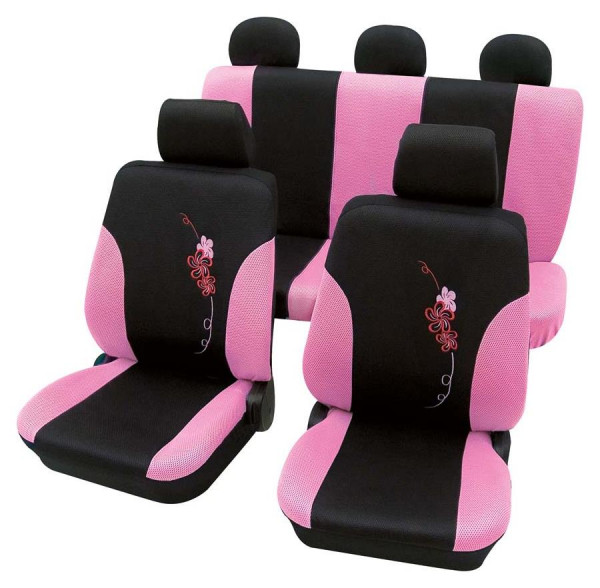 Flower Komplettset pink passend für Mercedes C-Klasse (W203) C180-C270 Sportcoupe ab 03/2001 bis 02/