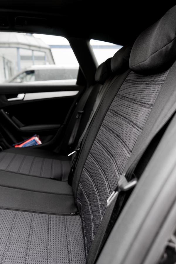 Inn Komplettset schwarz passend für Audi A3 Sportback ab 02/2013 bis  06/2016, Business Class, Sitzbezüge, PETEX Onlineshop