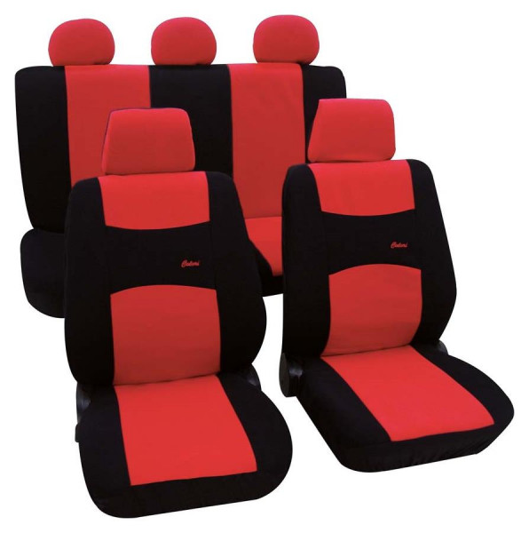 Colori Komplettset rot passend für Fiat Panda ab 08/2003 bis 01/2012, Eco  Class, Sitzbezüge, PETEX Onlineshop