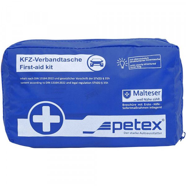 Verbandtasche blau, Sicherheitszubehör, PETEX Onlineshop