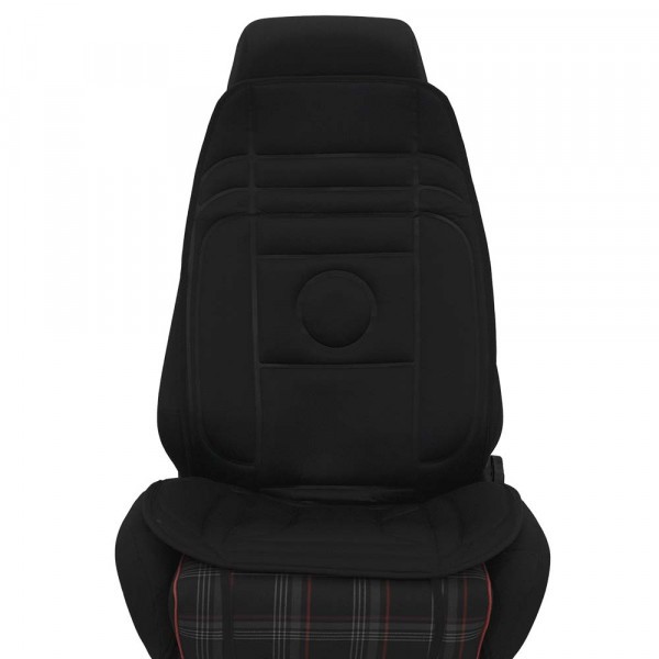 Sitzaufleger Sitzheitzung Riga schwarz für Fahrer- oder Beifahrersitz