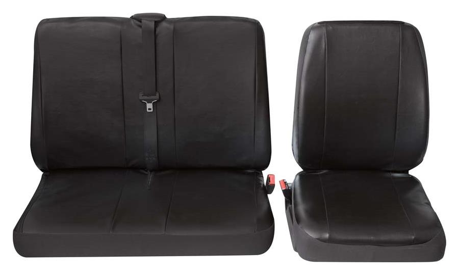 Profi4 Einzelsitz/Doppelsitz vorne 3-tlg. schwarz | Transporter und Kombis  | Sitzbezüge | PETEX Onlineshop | Autozubehör direkt vom Hersteller
