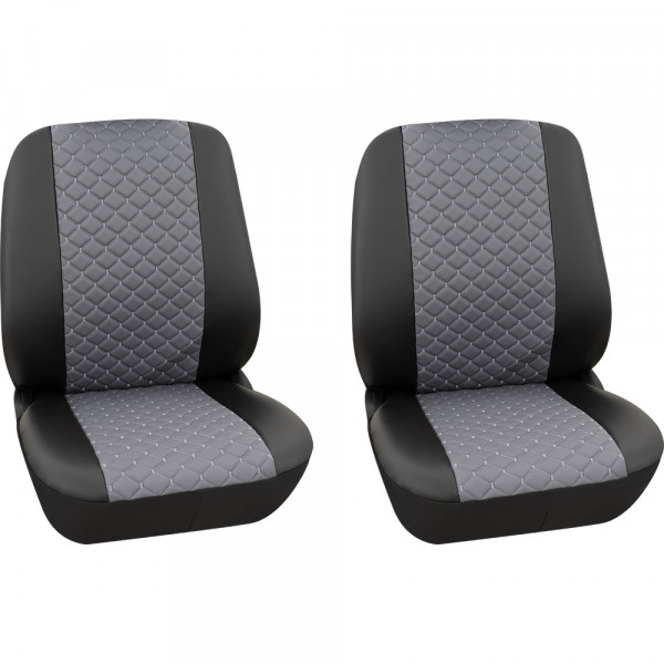 Colorado 2x Einzelsitz vorne 2-tlg. grau passend für Opel Vivaro C Kombi Fahrgastraum ab 09/2019 bis
