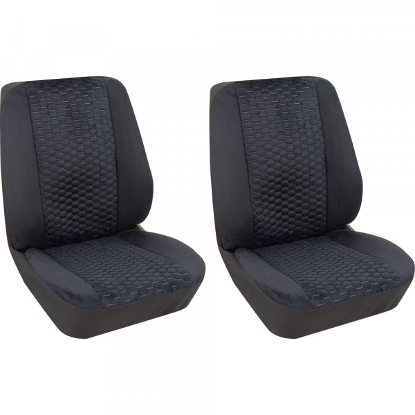 Hexagon 2x Einzelsitz vorne 2-tlg. schwarz passend für Peugeot Partner 2-Sitzer ab 11/2018 bis 08/20
