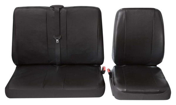 Profi4 Einzelsitz/Doppelsitz vorne 2-tlg. schwarz passend für Citroen Jumpy Kastenwagen ab 03/2007 b