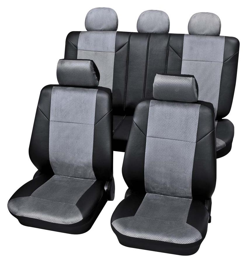 Kreta Komplettset grau passend für Ford Focus ab 03/2011 bis 05/2015, Eco  Class, Sitzbezüge, PETEX Onlineshop