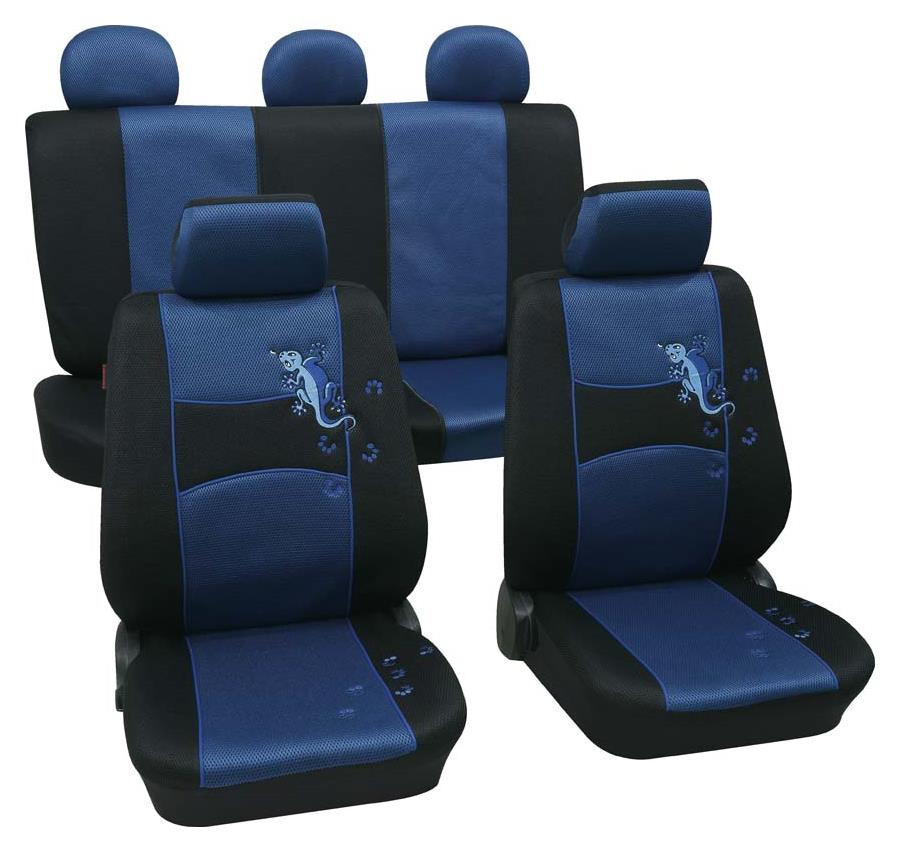 Sitzbezugset Universal Eco Class Gecko blau
11-teilig Größe SAB 1 Vario