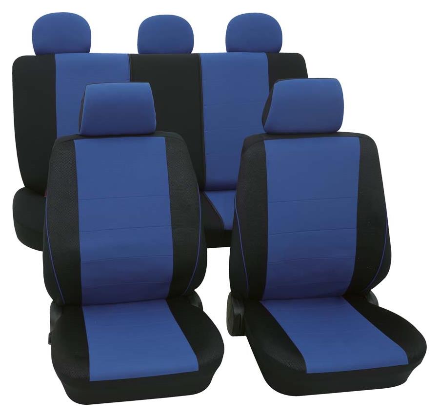 Sitzbezugset Universal Eco Class Borneo blau
11-teilig Größe SAB 1 Vario