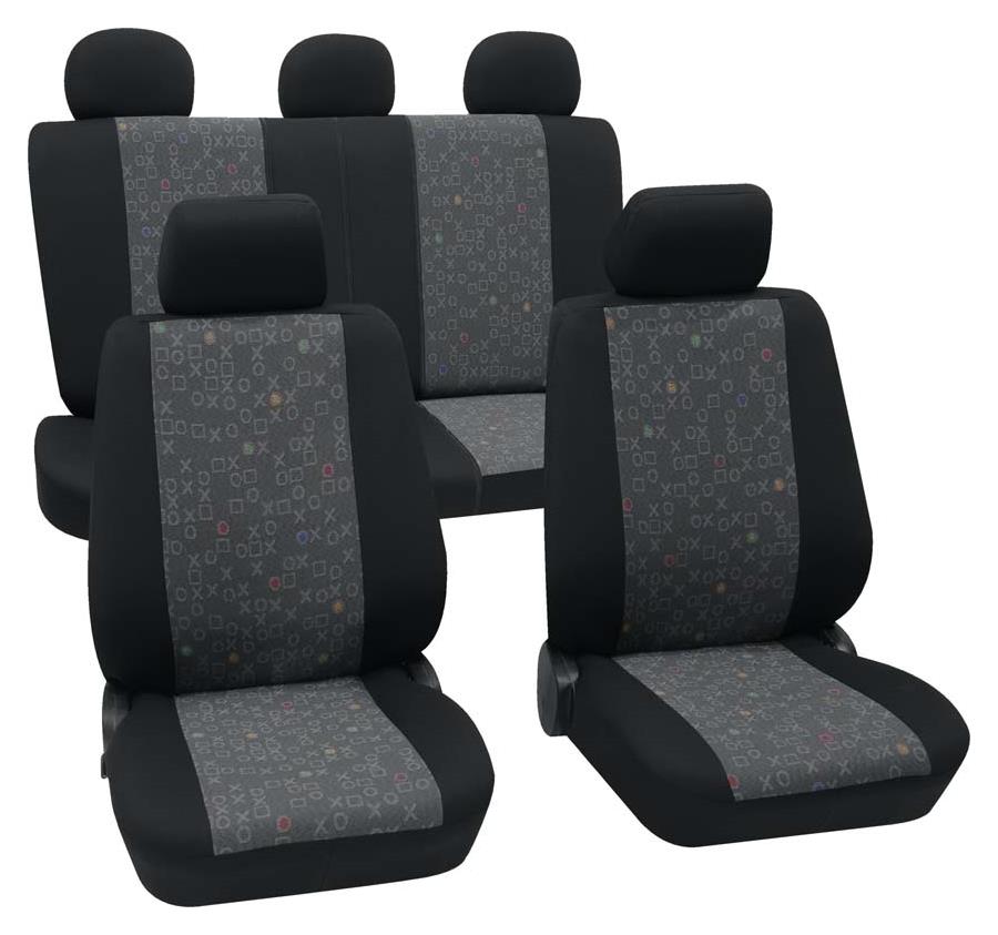 Sitzbezugset Universal Business Class Lech graphit
17-teilig Größe SAB 1 Vario Plus