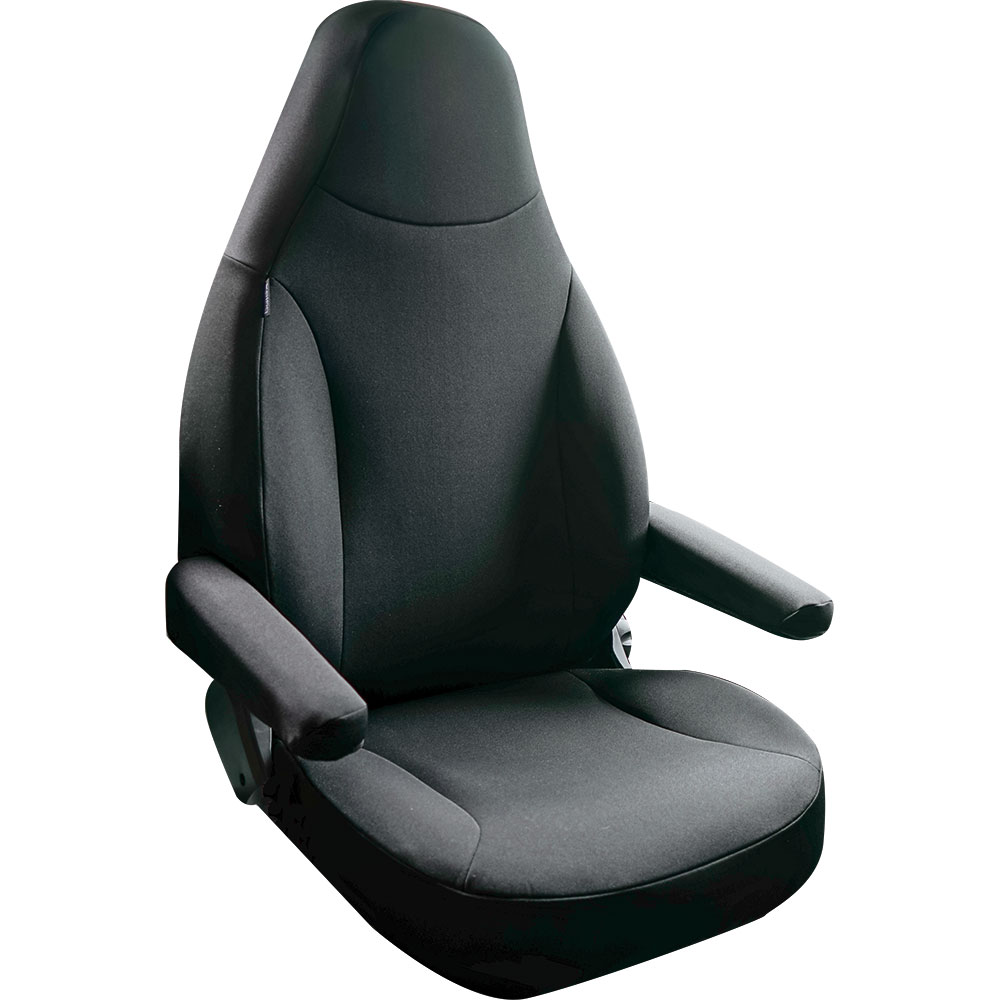 Sitzbezug Universal Business Class Holiday schwarz
Vordersitzbezug für Wohnmobile auf Fiat Ducato, Peugeot Boxer und Citroen Jumper Basis
wahlweise für Fahrer- / Beifahrersitz
mit integrierter Kopfstütze und Armlehnenauschnitten