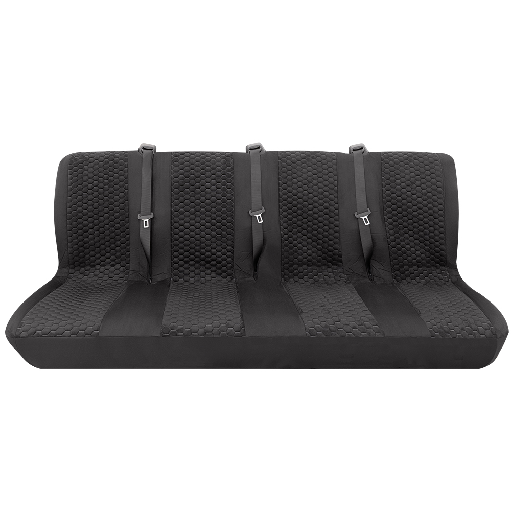 Sitzbezug Universal Business Class Hexagon schwarz
4er Bank hinten 2-teilig