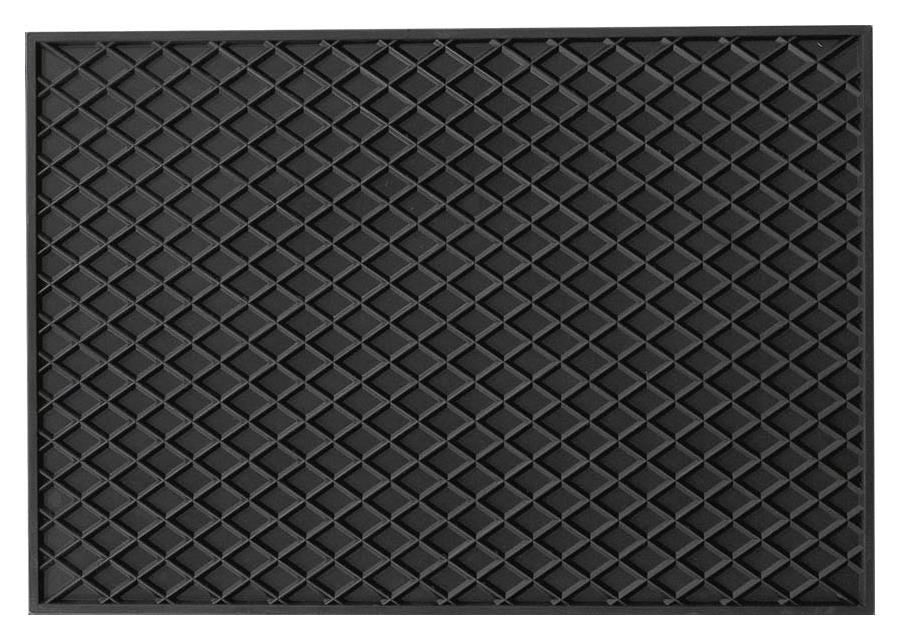 Rechteckmatte 43 x 30 cm schwarz