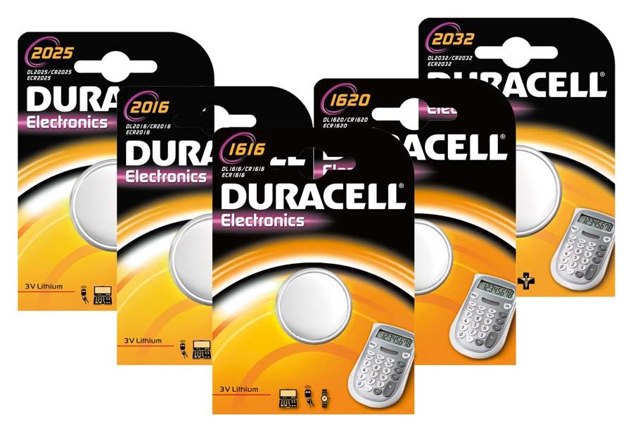 Duracell Electronics 1616 Knopfzelle
DL1616B1, 1er Blister