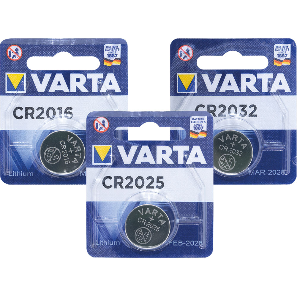 Varta Lithium 2016 Knopfzelle
VA2016B1, 1er Blister