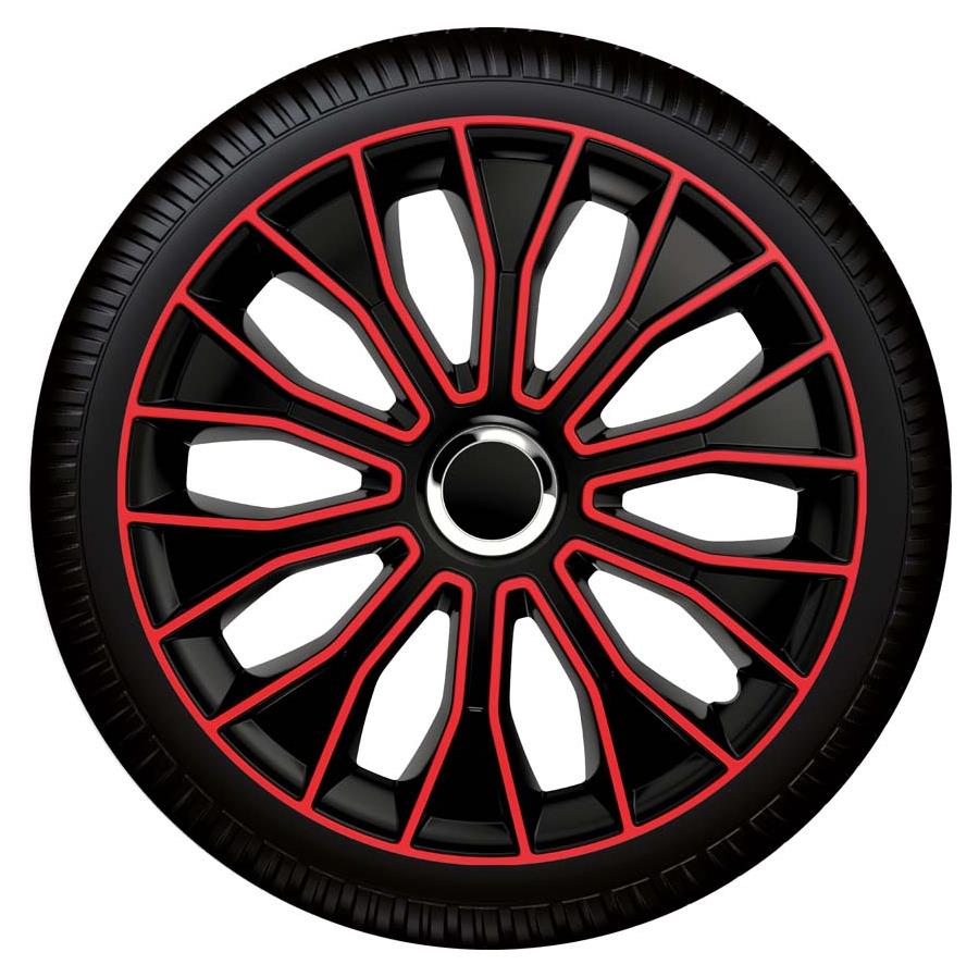 Radzierblende Voltec Pro black schwarz/rot Größe 14