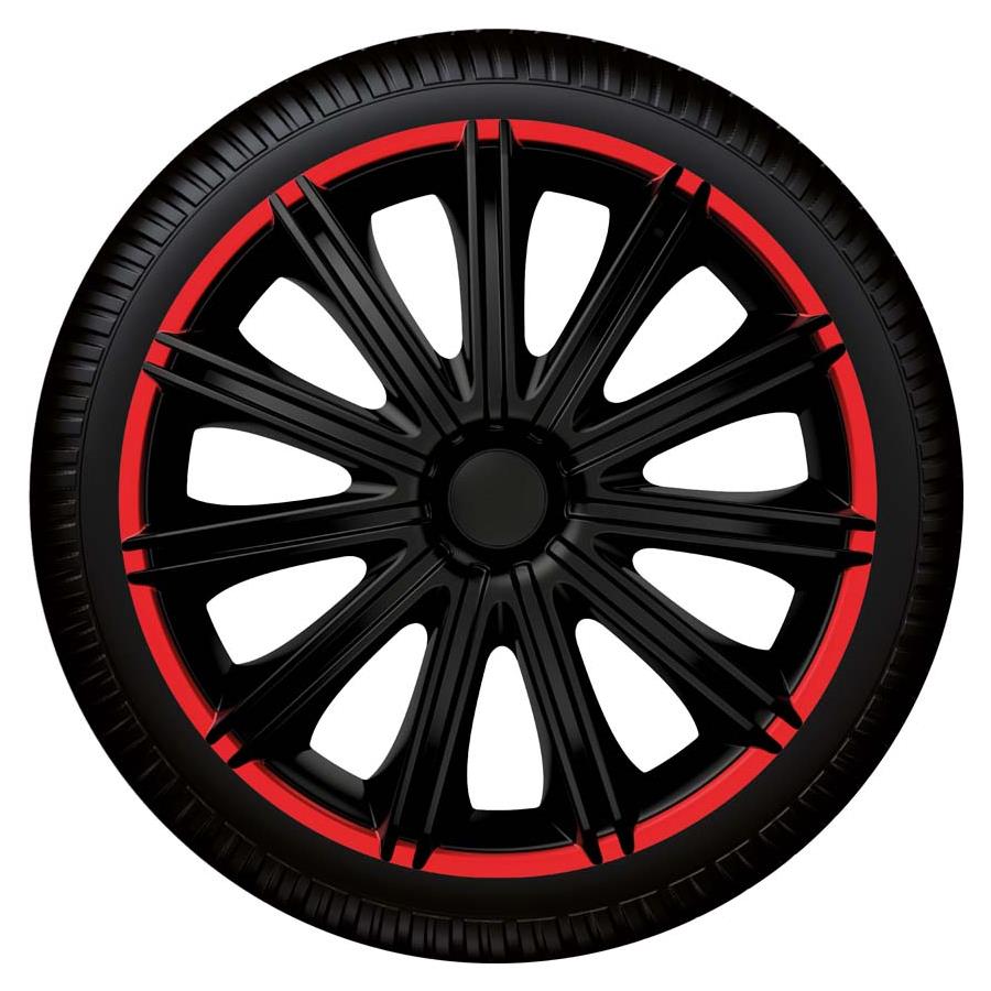 Radzierblende Nero R schwarz/rot Größe 14