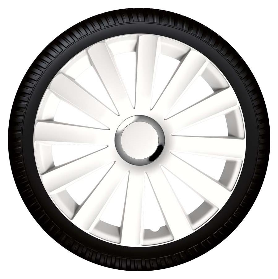 Radzierblende Spyder pro white weiss Größe 14