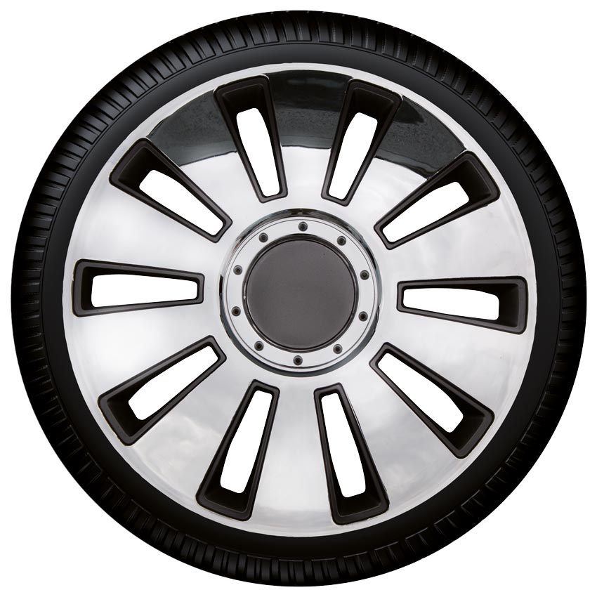 Radzierblende Silverstone Chrom silber Größe 14