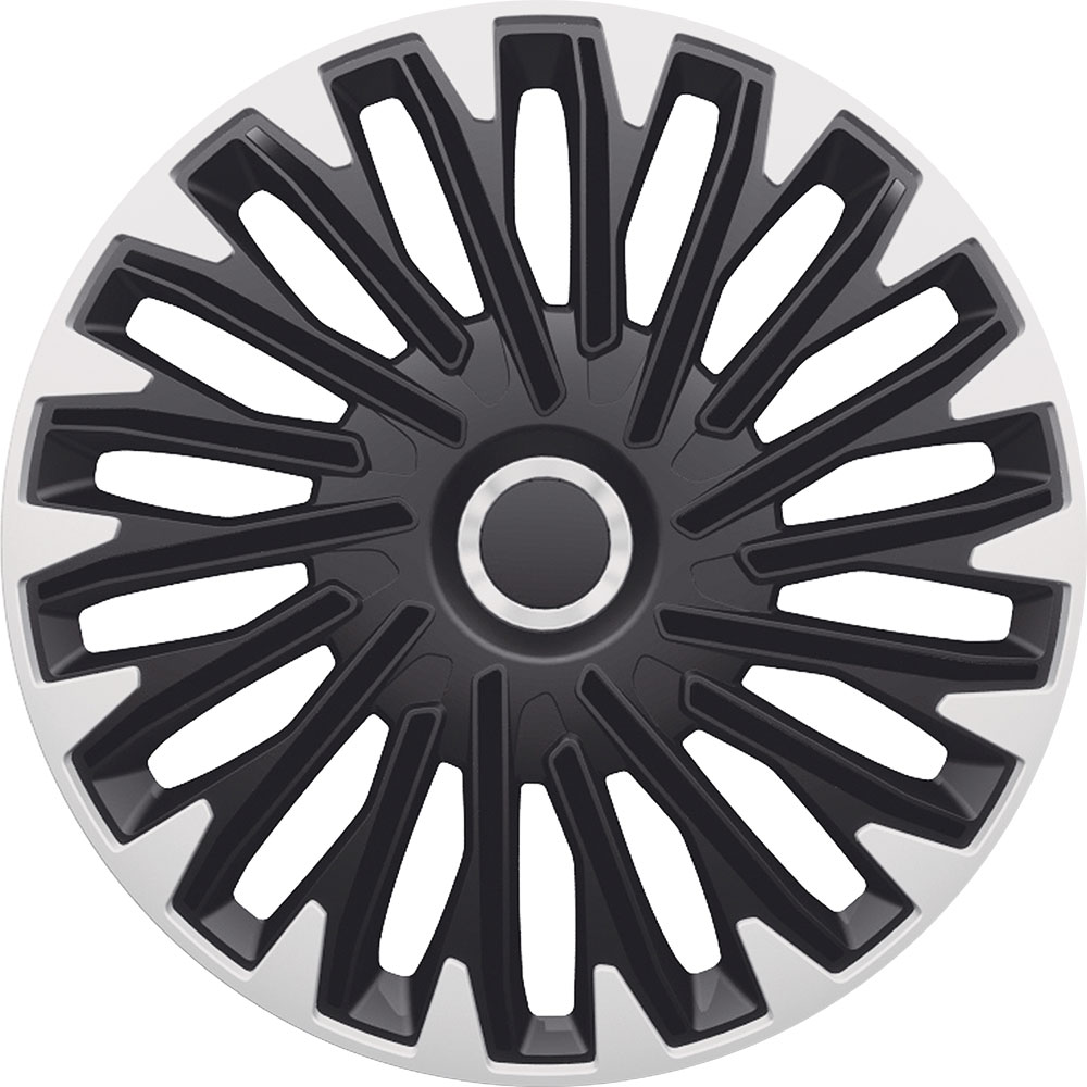 Radzierblende Quantum Pro schwarz/silber Größe 14
